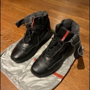 Mens PRADA high top sneakers